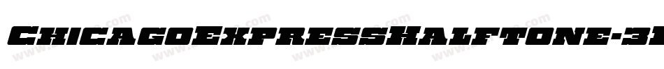 ChicagoExpressHalftone-3D6z字体转换
