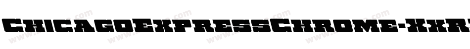 ChicagoExpressChrome-XxRK字体转换