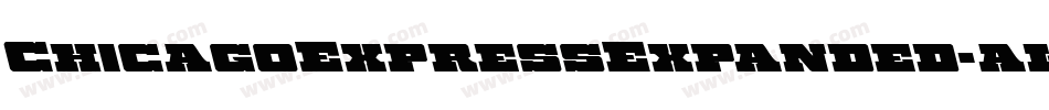 ChicagoExpressExpanded-alw9字体转换