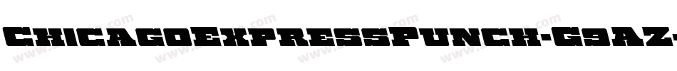 ChicagoExpressPunch-G9AZ字体转换