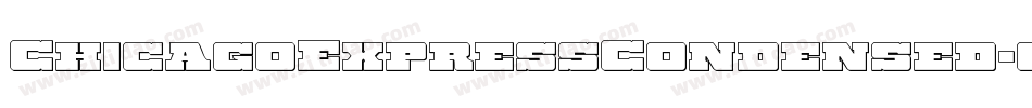 ChicagoExpressCondensed-omAz字体转换