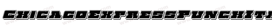 ChicagoExpressPunchItalic-jKJ7字体转换