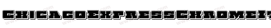 ChicagoExpressChromeItalic-gYX6字体转换