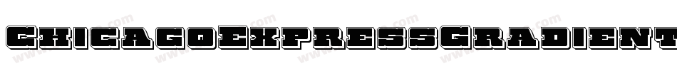 ChicagoExpressGradient-O4m3字体转换