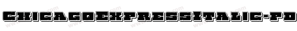 ChicagoExpressItalic-pd5Z字体转换