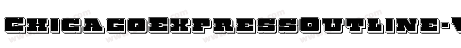 ChicagoExpressOutline-VZ5V字体转换