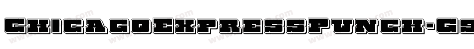 ChicagoExpressPunch-G9AZ字体转换