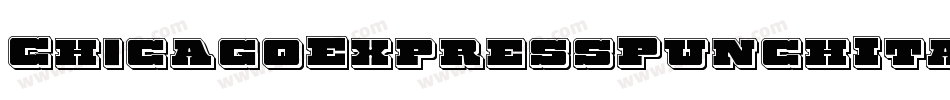 ChicagoExpressPunchItalic-jKJ7字体转换