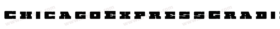 ChicagoExpressGradientItal-ZD5K字体转换