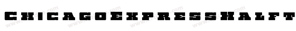 ChicagoExpressHalftone-3D6z字体转换