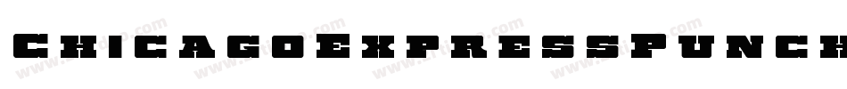 ChicagoExpressPunchItalic-jKJ7字体转换