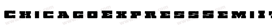 ChicagoExpressSemiItalic-03qX字体转换