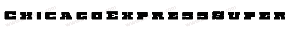 ChicagoExpressSuperItalic-zapl字体转换
