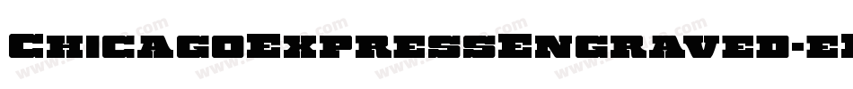 ChicagoExpressEngraved-eBPB字体转换