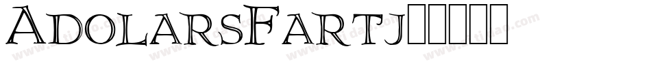 AdolarsFart-198j字体转换