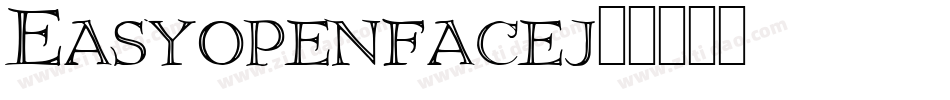 Easyopenface-190j字体转换