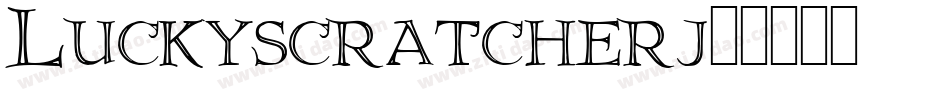 Luckyscratcher-149j字体转换
