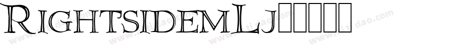 Rightside-mL14j字体转换