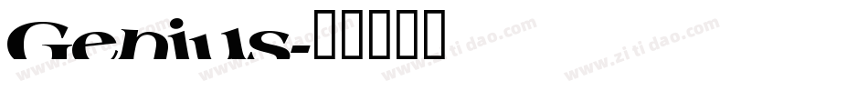 Genius字体转换