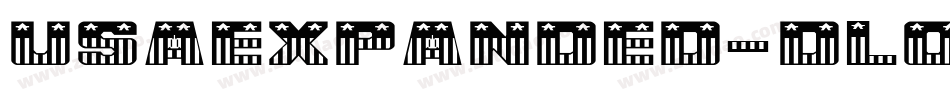 UsaExpanded-DlOR字体转换