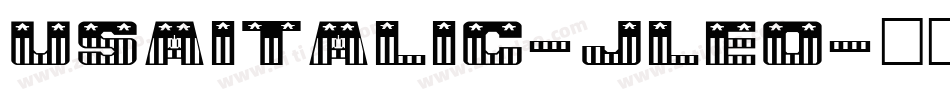 UsaItalic-jlE0字体转换