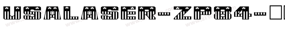 UsaLaser-zP84字体转换
