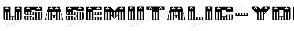 UsaSemiItalic-ydwe字体转换