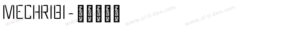 MECHRIBI字体转换