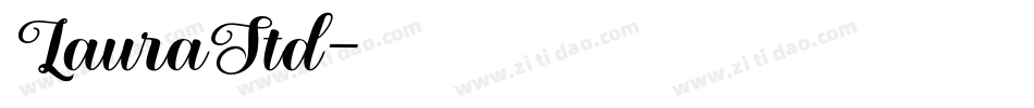 LauraStd字体转换