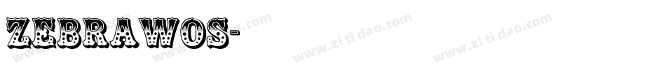 ZebrawOS字体转换