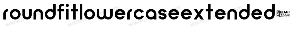 RoundfitLowercaseExtended-a1vg字体转换