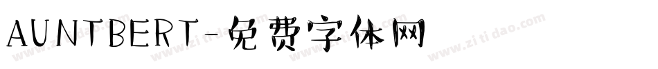 AUNTBERT字体转换