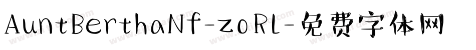 AuntBerthaNf-z0Rl字体转换