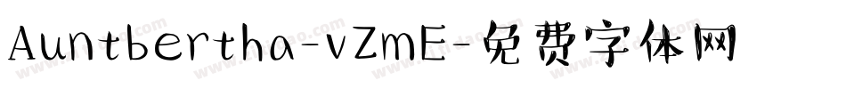 Auntbertha-vZmE字体转换