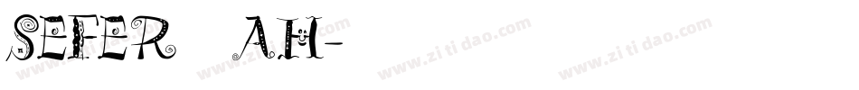 SEFER_AH字体转换