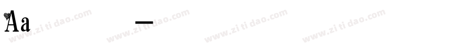 Aa白色情人转换器字体转换