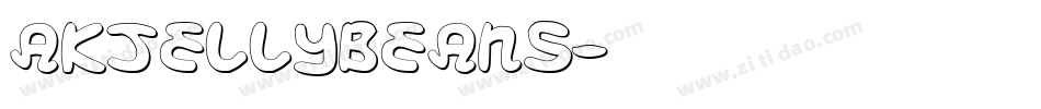 AKJellyBeans字体转换