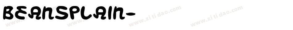 beansplain字体转换