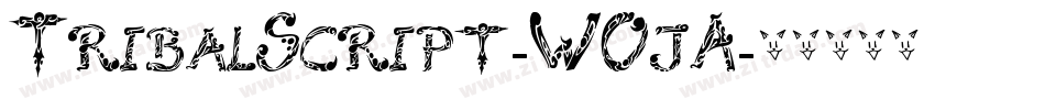 TribalScript-WOjA字体转换