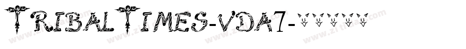TribalTimes-vda7字体转换