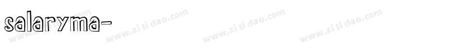 salaryma字体转换