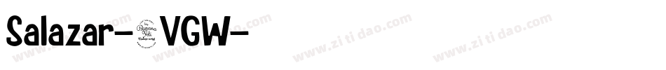 Salazar-4VGW字体转换