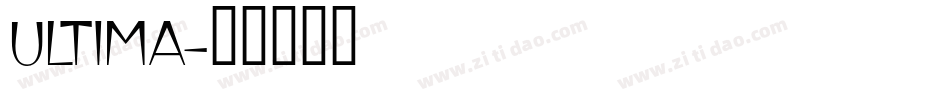 ULTIMA字体转换