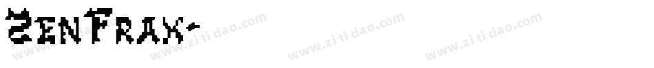 ZenFrax字体转换