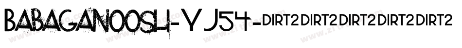 Babaganoosh-YJ54字体转换