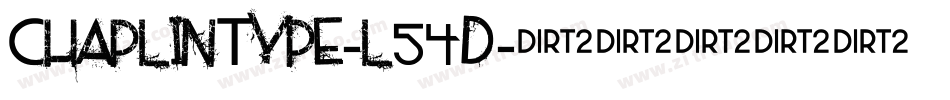ChaplinType-l54d字体转换
