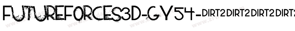 FutureForces3D-gY54字体转换