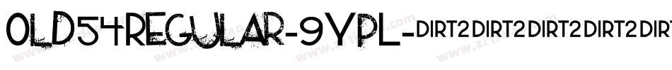 Old54Regular-9YpL字体转换