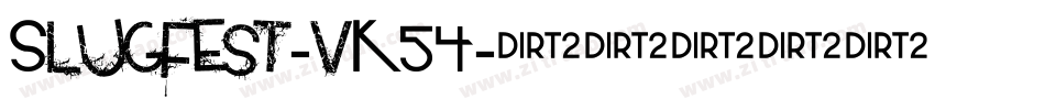 Slugfest-vK54字体转换