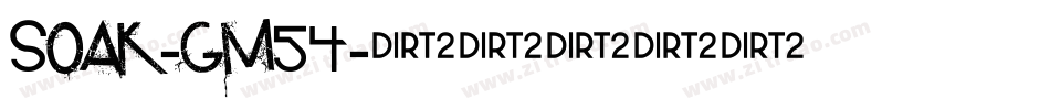 Soak-gm54字体转换